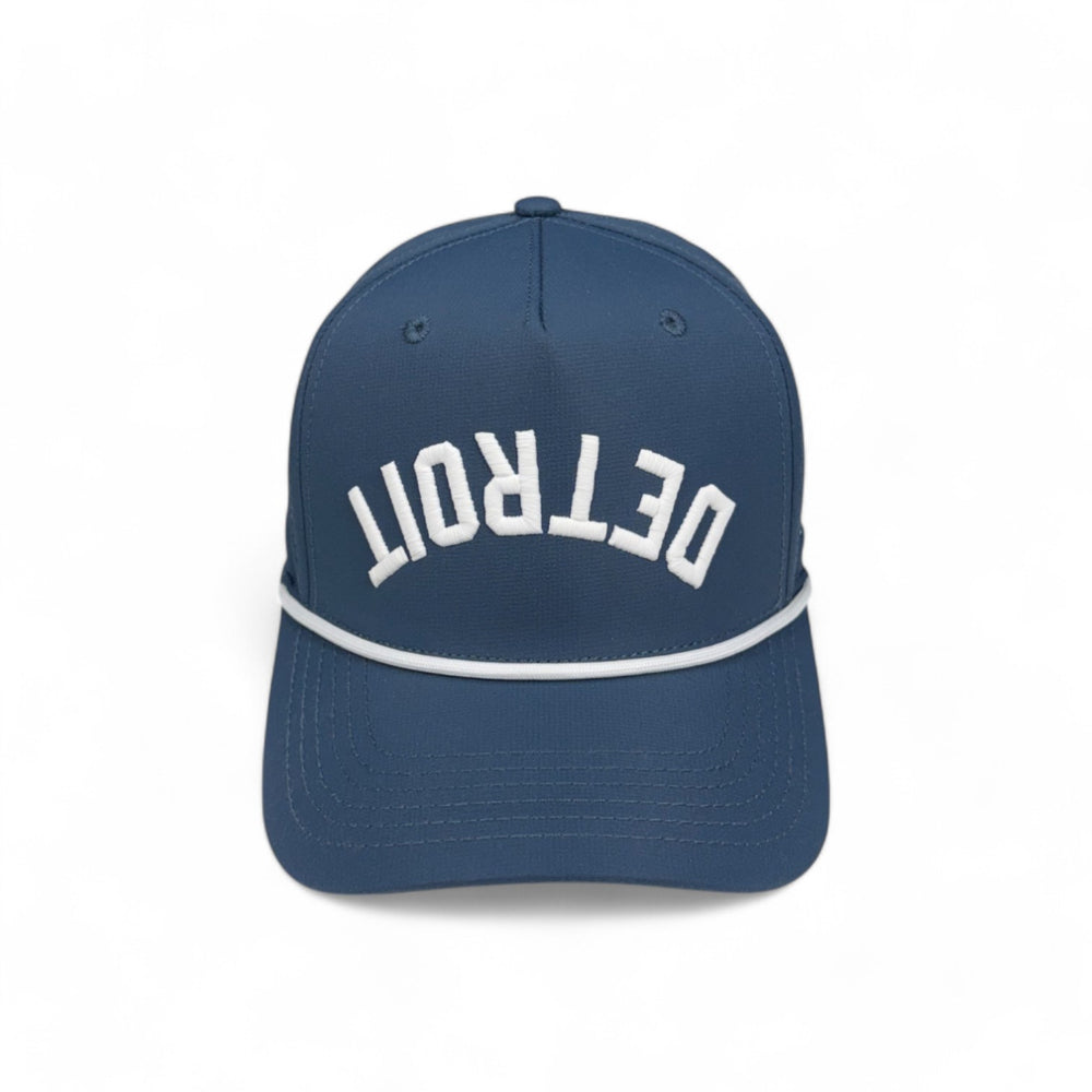 DETROIT - Upside Down Dark Blue Rope Hat