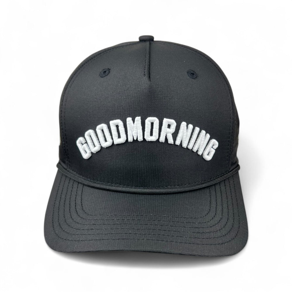 GOODMORNING - Black (Black Rope) Hat