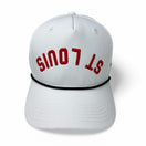ST LOUIS - Upside Down White Rope Hat