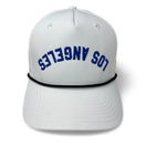 LOS ANGELES - Upside Down White Rope Hat