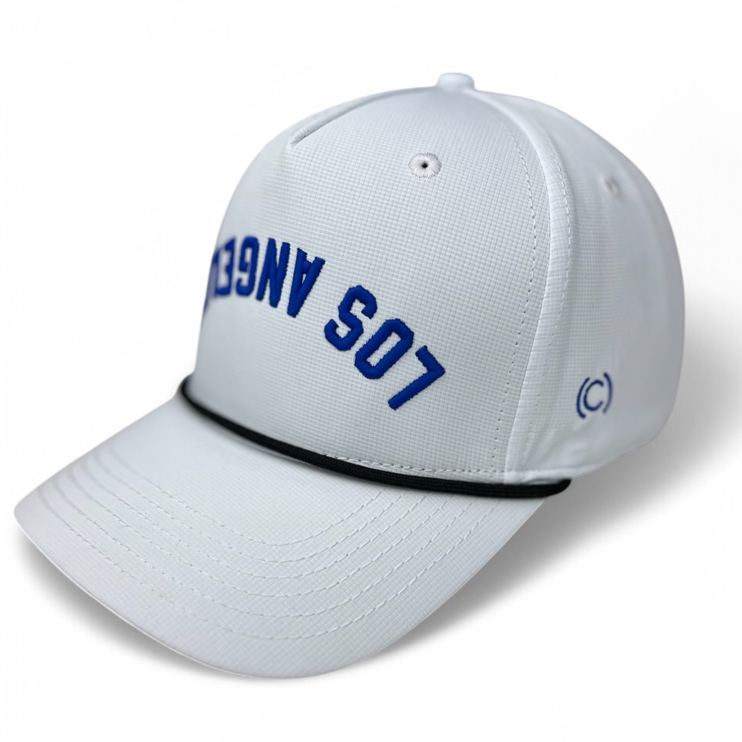 LOS ANGELES - Upside Down White Rope Hat