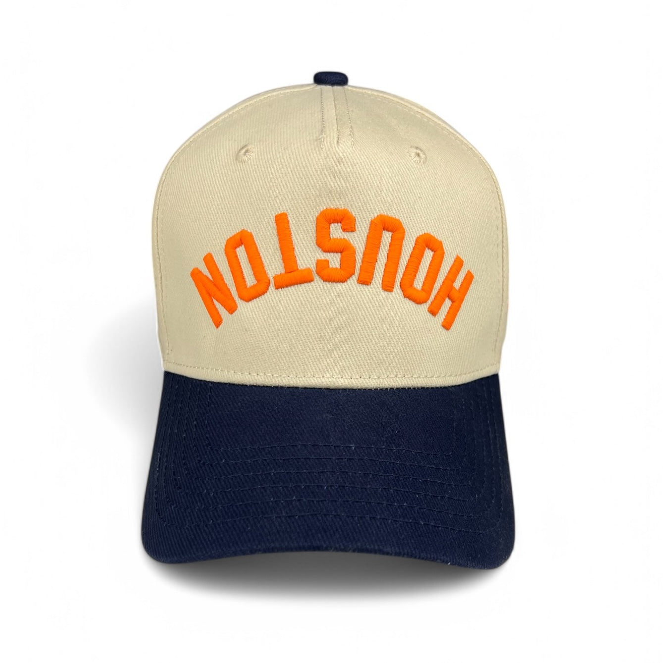 HOUSTON - Upside Down Navy & Cream Two-Tone