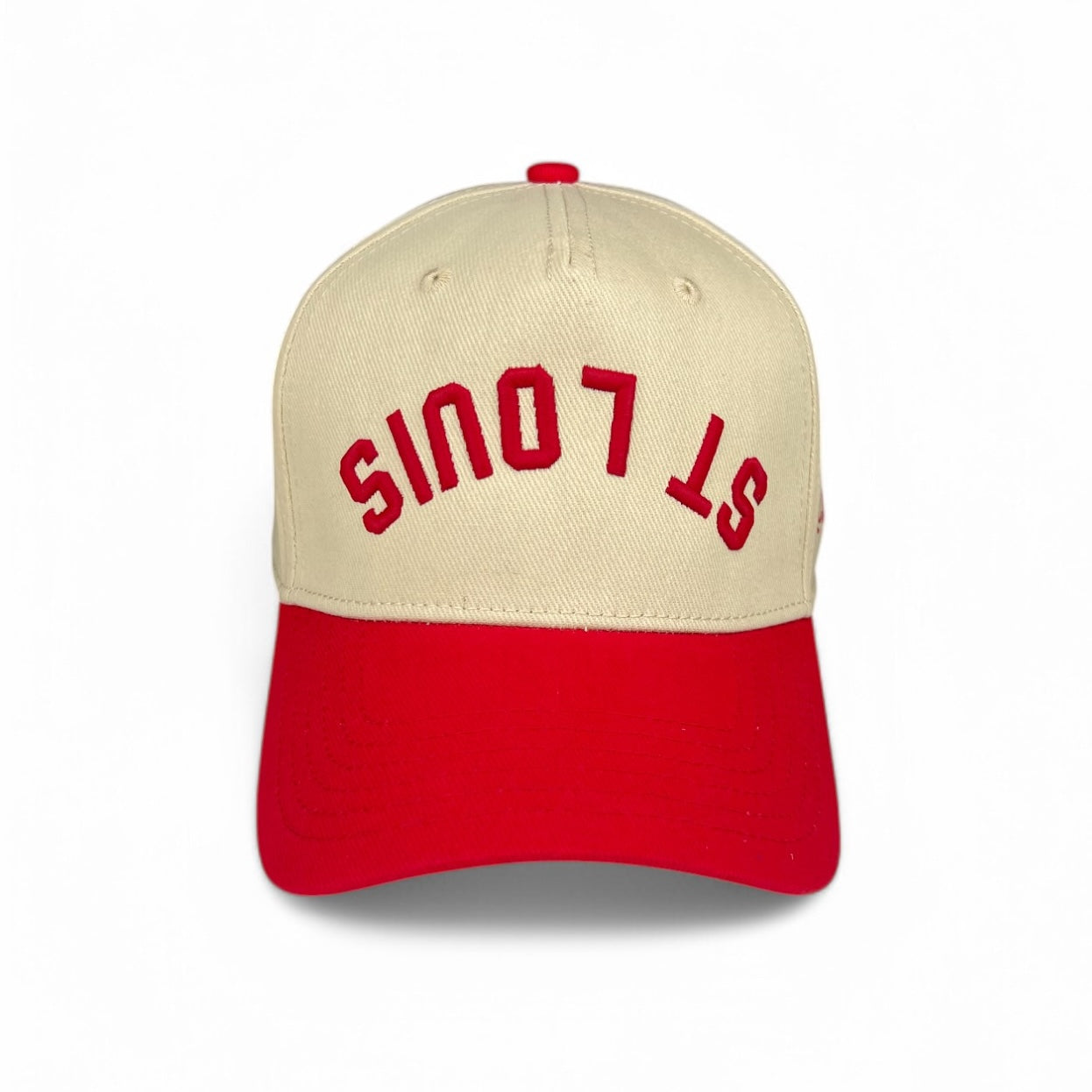 ST LOUIS - Upside Down Red & Cream Two-Tone