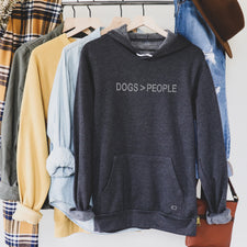 Dogs > People - Fleece Hoodies