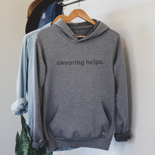 Swearing Helps - Fleece Hoodies