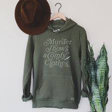 Murder Shows & Comfy Clothes - Fleece Hoodies