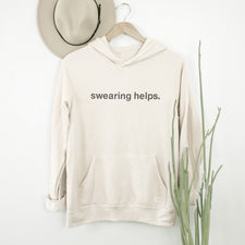 Swearing Helps - Fleece Hoodies