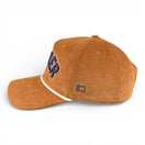 DENVER - Right Side Up Camel Roped Micro-Corduroy Hat