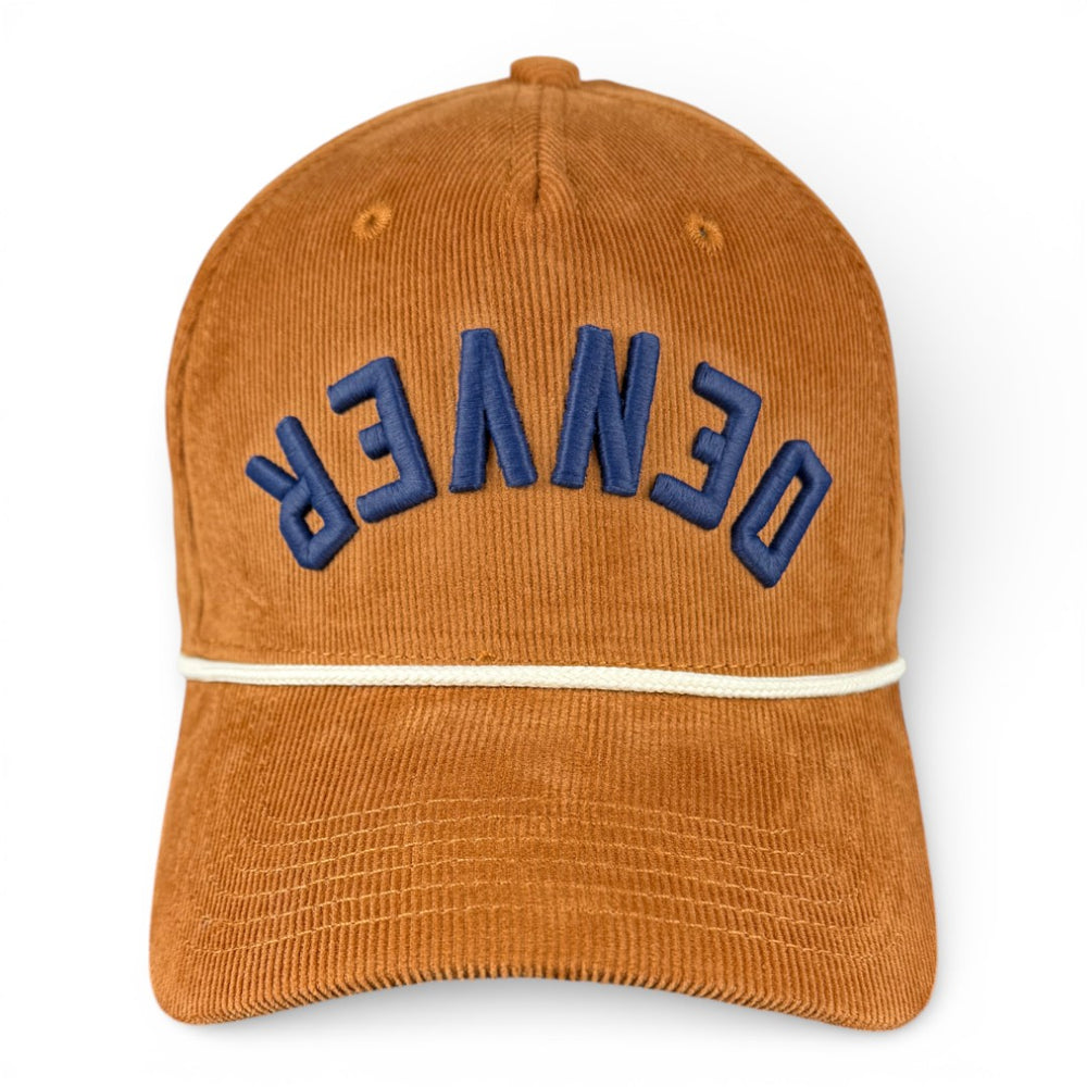 DENVER - Upside Down Camel Roped Micro-Corduroy Hat