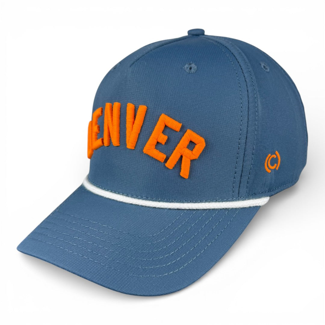 DENVER - Right Side Up Dark Blue Rope Hat