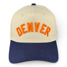 DENVER - Right Side Up Navy and Cream Vintage Two Tone Hat