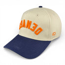 DENVER - Upside Down Navy and Cream Vintage Two Tone Hat