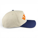 DENVER - Upside Down Navy and Cream Vintage Two Tone Hat