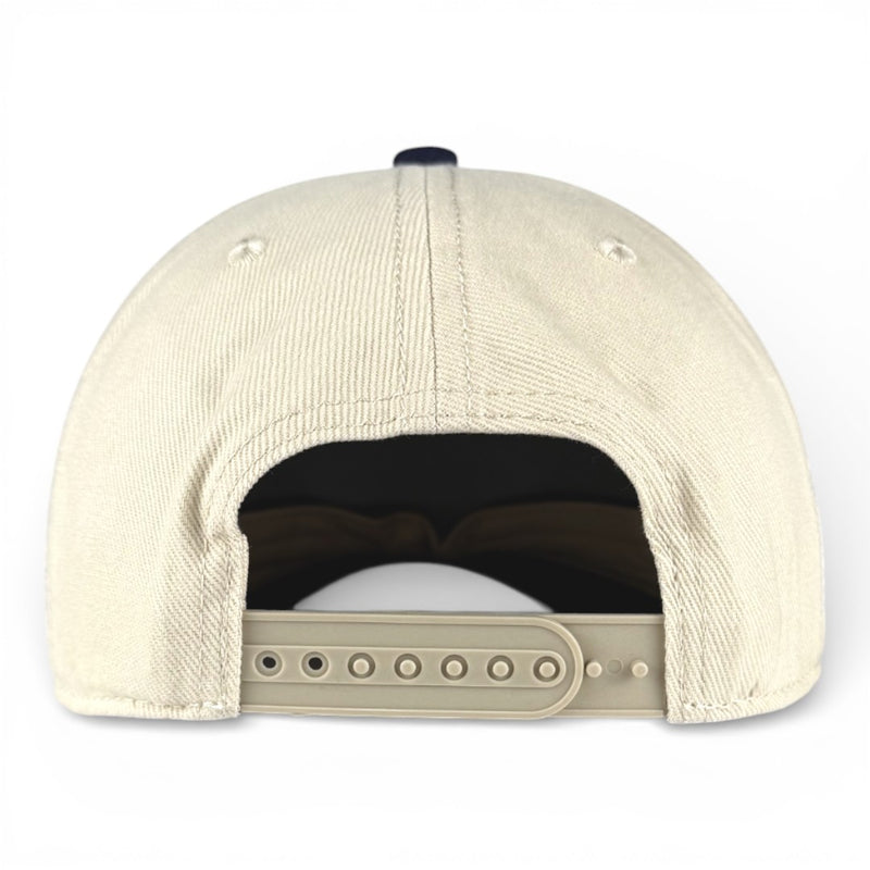 DENVER - Right Side Up Navy and Cream Vintage Two Tone Hat