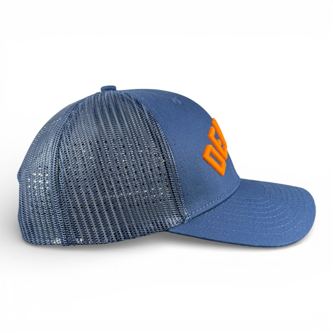 DENVER - Right Side Up Navy Trucker Hat
