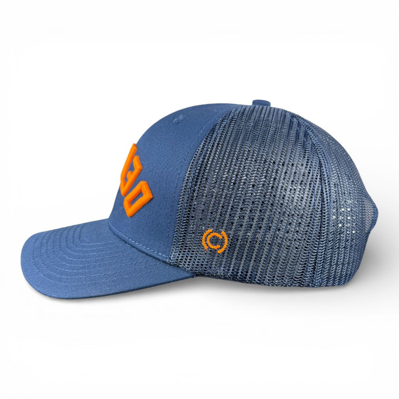 DENVER - Upside Down Navy Trucker Hat