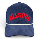 HOUSTON - Upside Down Navy Roped Micro-Corduroy Hat