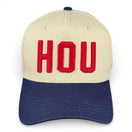 HOUSTON - Right Side Up Navy and Cream Vintage Two Tone Hat