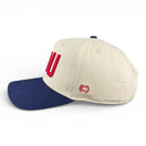 HOUSTON - Right Side Up Navy and Cream Vintage Two Tone Hat