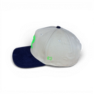 12 - Navy & Cream Corduroy Bill Hat