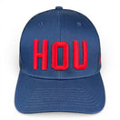 HOUSTON - Right Side Up Navy Trucker Hat