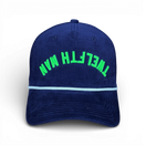 TWELFTH MAN - Upside Down Navy Roped Micro-Corduroy Hat