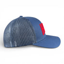 HOUSTON - Right Side Up Navy Trucker Hat