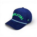 TWELFTH MAN - Upside Down Navy Roped Micro-Corduroy Hat