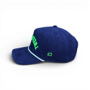 TWELFTH MAN - Upside Down Navy Roped Micro-Corduroy Hat
