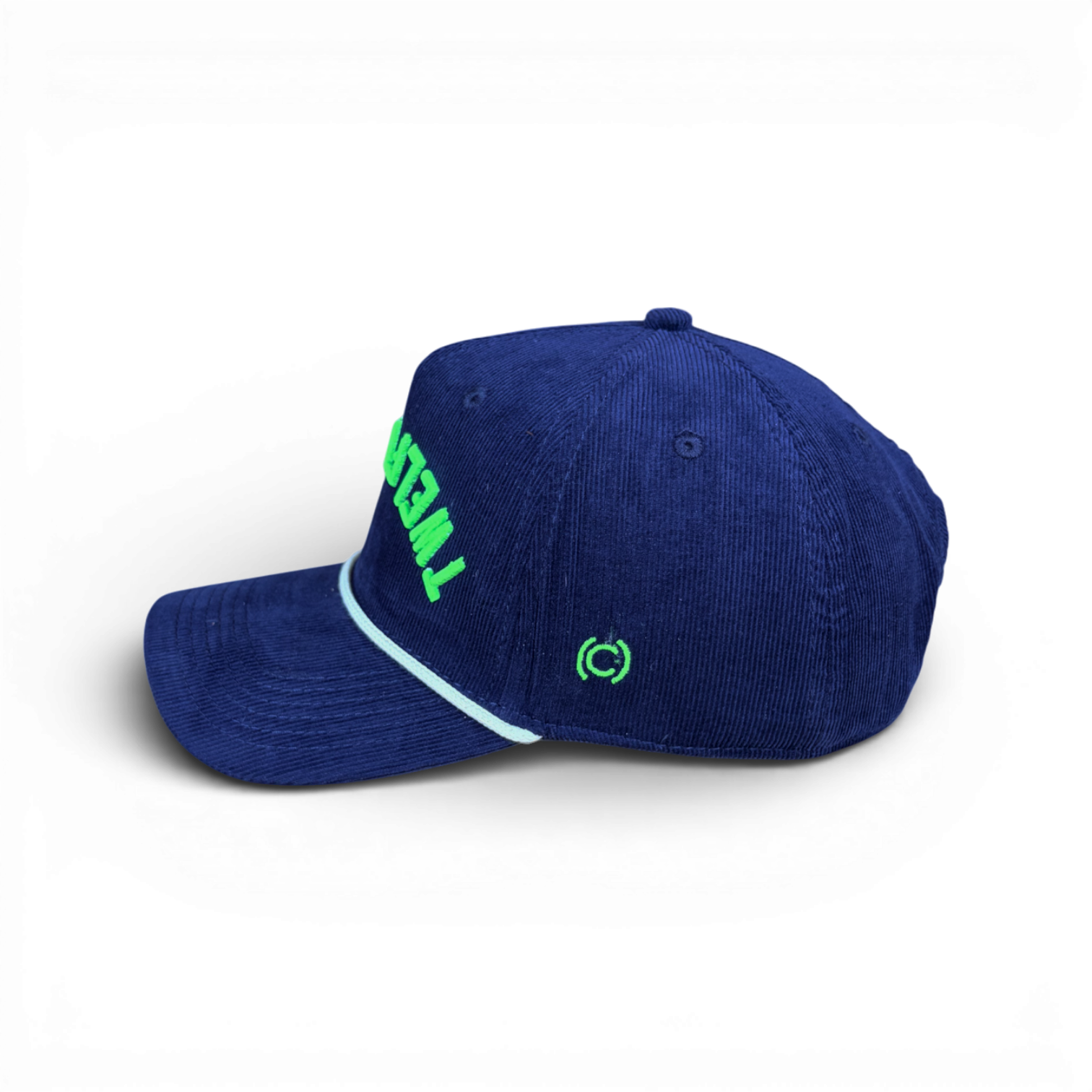 TWELFTH MAN - Upside Down Navy Roped Micro-Corduroy Hat