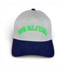 TWELFTH MAN - Upside Down Navy & Cream Corduroy Bill Hat