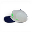 TWELFTH MAN - Upside Down Navy & Cream Corduroy Bill Hat