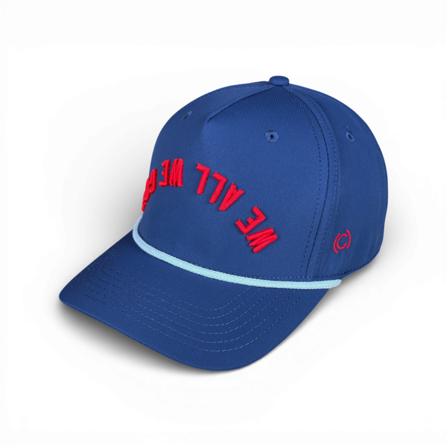 WE ALL WE GOT - Upside Down Dark Blue Rope Hat