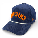 CHICAGO - Upside Down Navy Roped Micro-Corduroy Hat