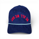 WE ALL WE GOT- Upside Down Navy Roped Micro-Corduroy Hat