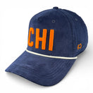 CHICAGO - Right Side Up Navy Roped Micro-Corduroy Hat