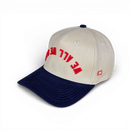 WE ALL WE GOT - Upside Down Navy & Cream Corduroy Bill Hat