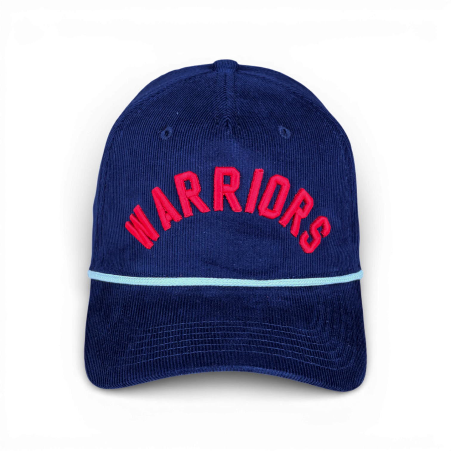 WARRIORS - Right Side Up Navy Roped Micro-Corduroy Hat
