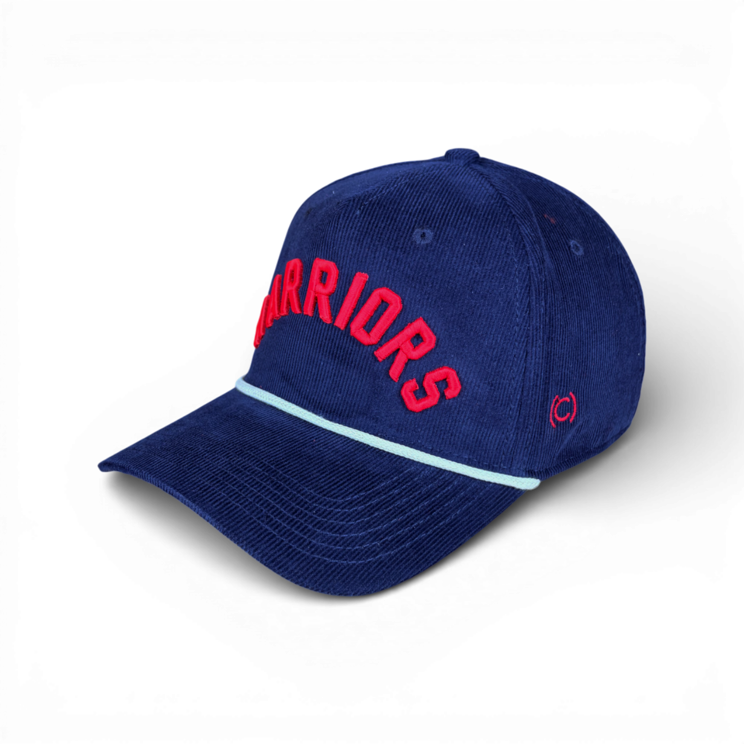 WARRIORS - Right Side Up Navy Roped Micro-Corduroy Hat