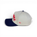 WARRIORS - Right Side Up Navy & Cream Corduroy Bill Hat