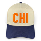 CHICAGO - Right Side Up Navy and Cream Vintage Two Tone Hat