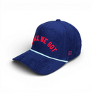 WE ALL WE GOT - Right Side Up Navy Roped Micro-Corduroy Hat