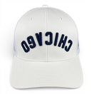 CHICAGO - Upside Down White Trucker Hat