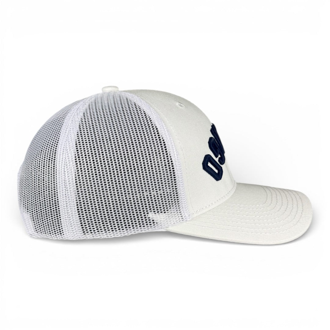 CHICAGO - Upside Down White Trucker Hat