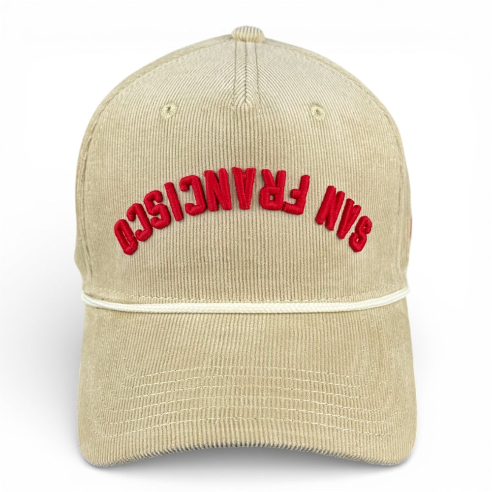 SAN FRANCISCO - Upside Down Sand Roped Micro-Corduroy Hat