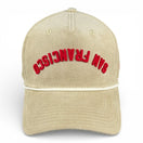 SAN FRANCISCO - Upside Down Sand Roped Micro-Corduroy Hat