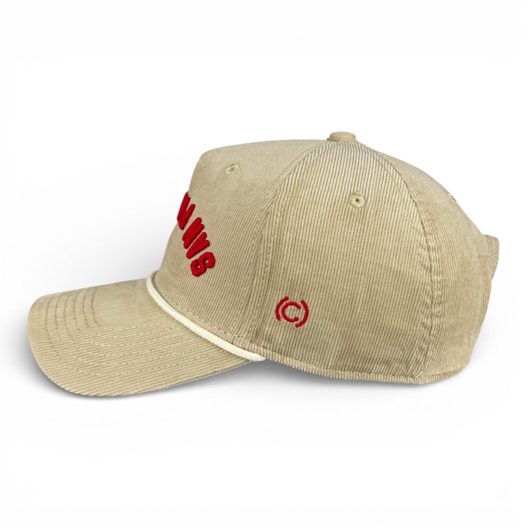 SAN FRANCISCO - Upside Down Sand Roped Micro-Corduroy Hat