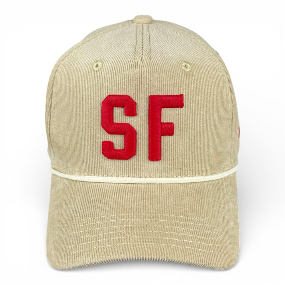 SAN FRANCISCO - Right Side Up Sand Roped Micro-Corduroy Hat