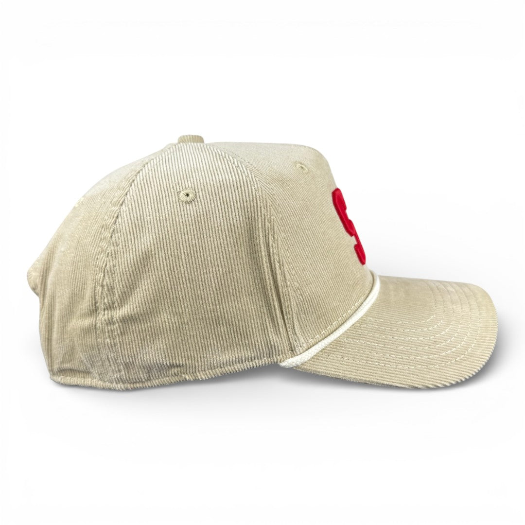 SAN FRANCISCO - Right Side Up Sand Roped Micro-Corduroy Hat