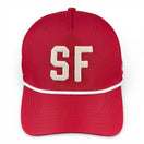 SAN FRANCISCO - Right Side Up Crimson Rope Hat
